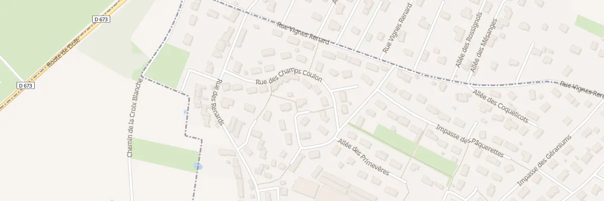 Plan du 34 Rue des Champs Coulon à Oslon