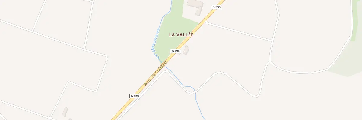 Plan du 5006 Rte de Chatillon à Saint-Trivier-sur-Moignans
