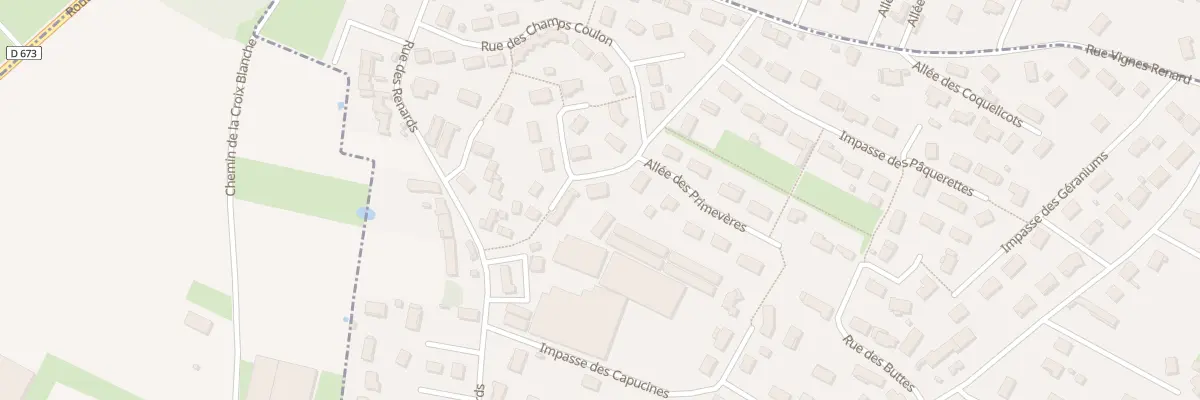 Plan du 5155 Rue des Champs Coulon à Oslon