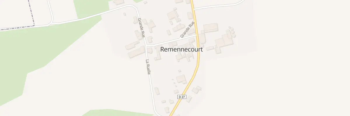 Plan du 7 Gr Grande Rue à Remennecourt