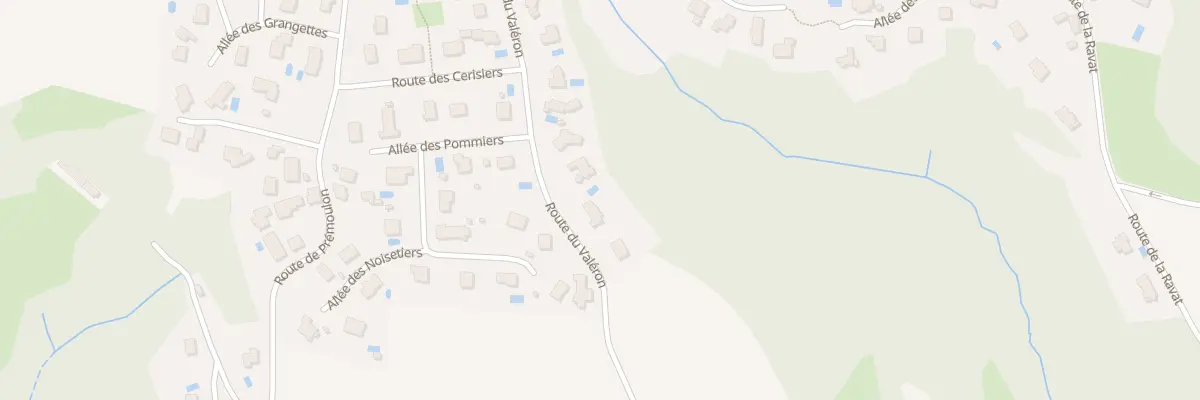 Plan du 5000 Rte du Valeron à Serpaize