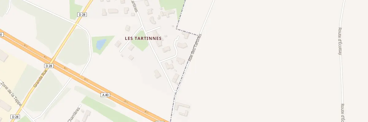 Plan du 5228 Rue des Tartines à Saint-André-de-Bâgé