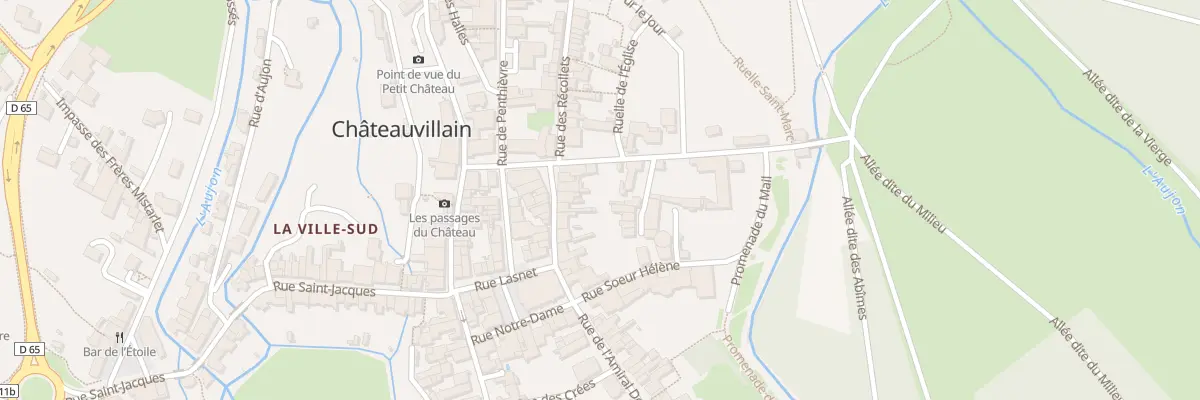 Plan du 18 Rue du Prince de Joinville à Châteauvillain