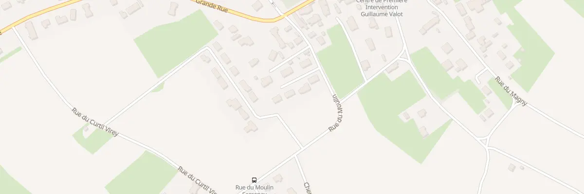 Plan du 8E Rue du Moulin à Sassenay