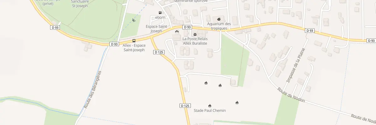 Plan du 1 Imp du Stade à Allex