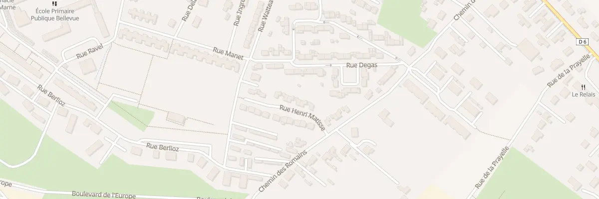 Plan du 5 Rue Henri Matisse à Sedan