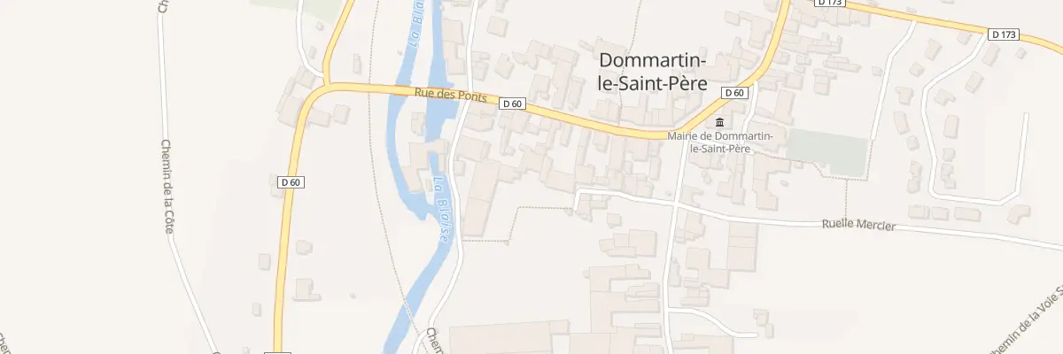 Plan du 15 Rue des Ponts à Dommartin-le-Saint-Père
