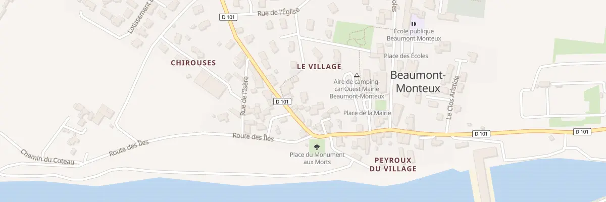 Plan du 8 Rte de l’Hermitage à Beaumont-Monteux