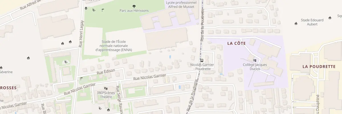 Plan du 111 Rue Nicolas Garnier à Villeurbanne