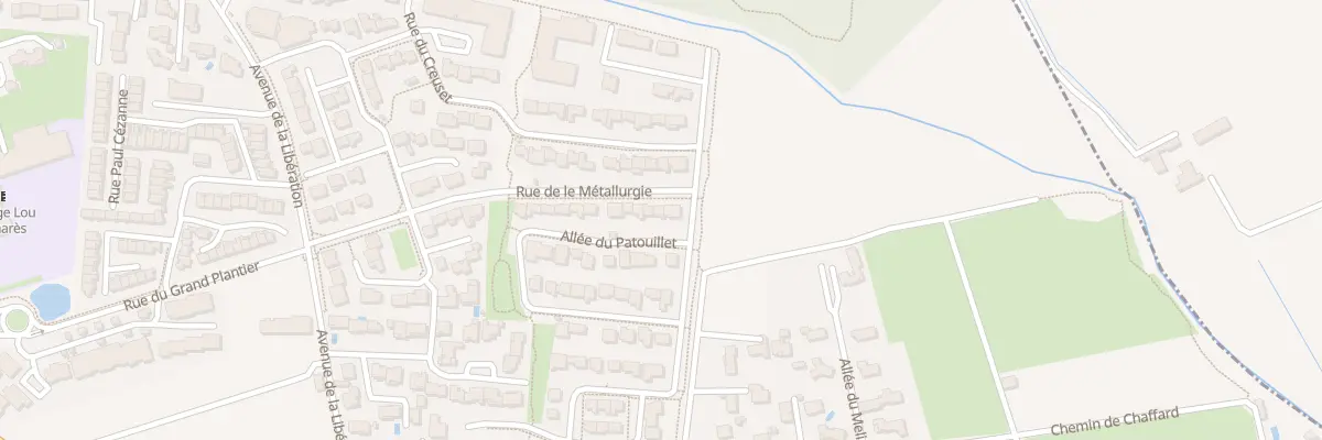 Plan du 22 All du Patouillet à Vedène