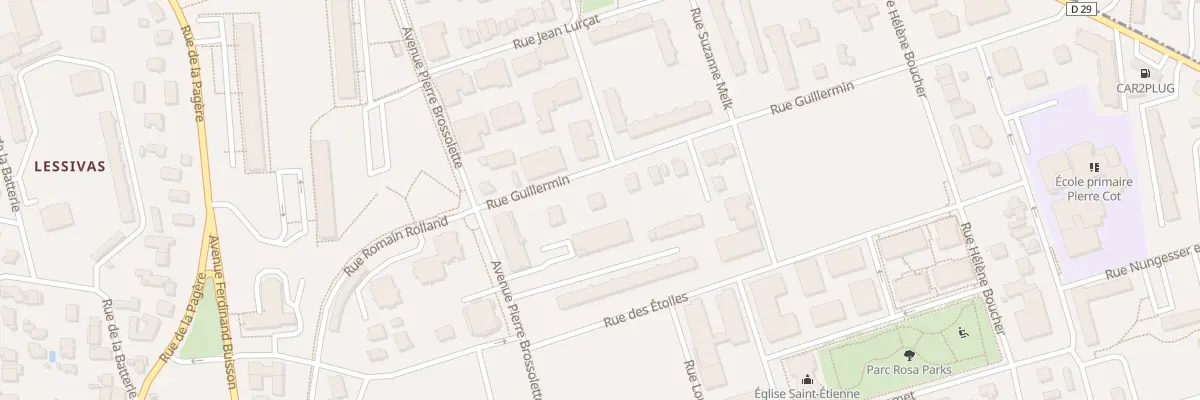 Plan du 43 Rue Guillermin à Bron