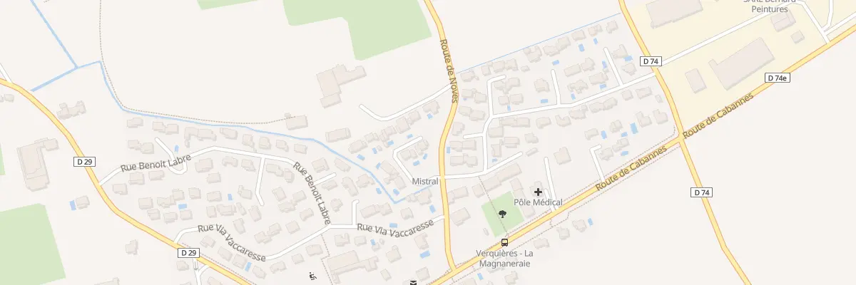 Plan du 9 Imp du Mistral à Verquières
