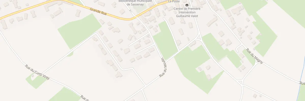 Plan du 8G Rue du Moulin à Sassenay