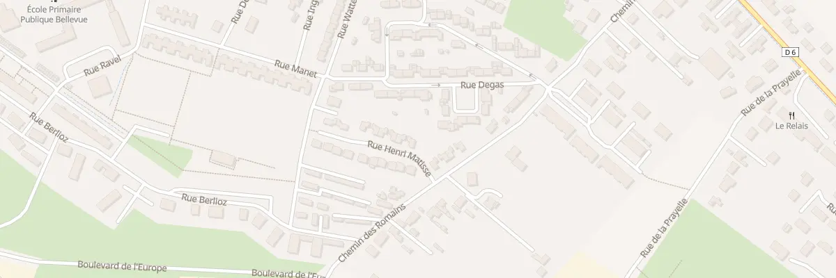 Plan du 1 Rue Henri Matisse à Sedan