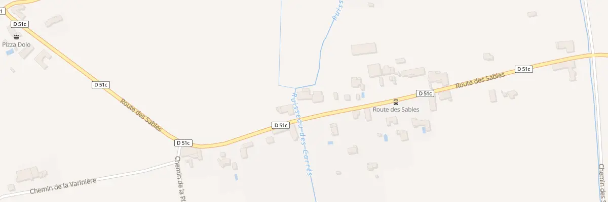Plan du 580 Rte des Sables à Sonnay