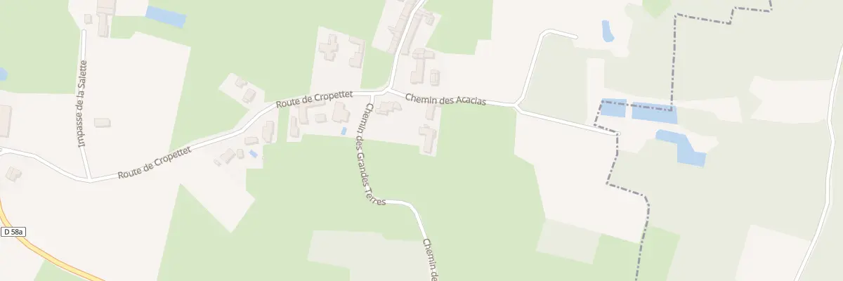 Plan du 41 Che des Grandes Terres à Manziat