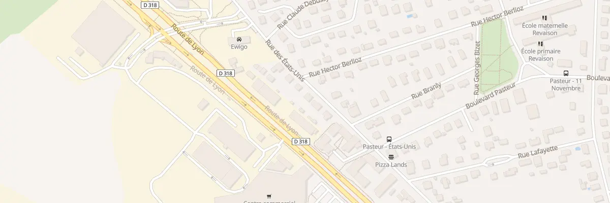 Plan du 35 Rue des Etats Unis à Saint-Priest
