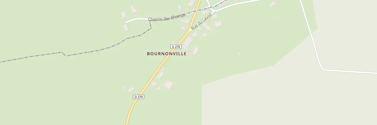 Plan du 5092 Bournonville Hameau à La Neuville-aux-Bois