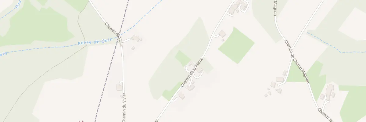 Plan du 285 Che de la Plaine à Saint-Jean-de-Galaure