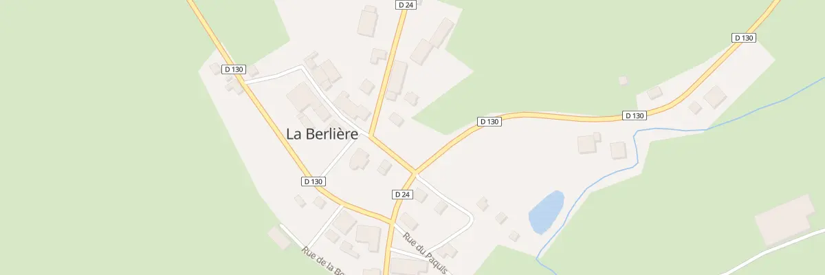 Plan du 5013 Le Village à La Berlière