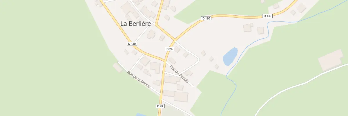 Plan du 5020 Le Village à La Berlière
