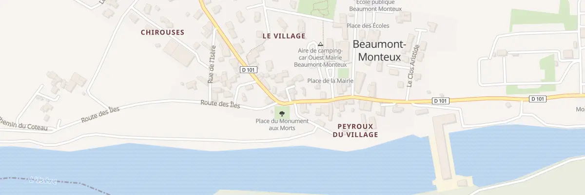 Plan du 2A All du Bourg à Beaumont-Monteux