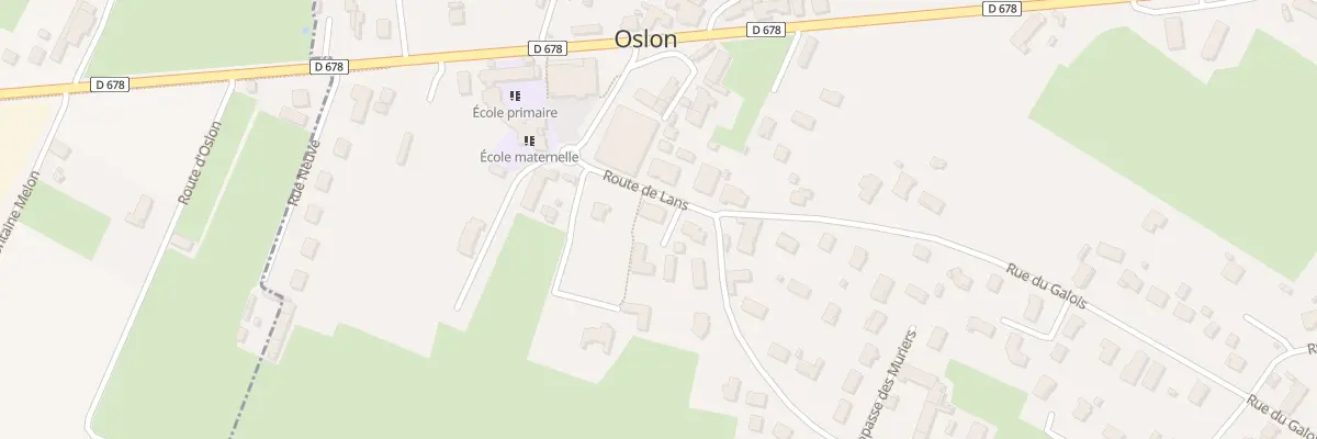 Plan du 1 Imp du Cerisier à Oslon