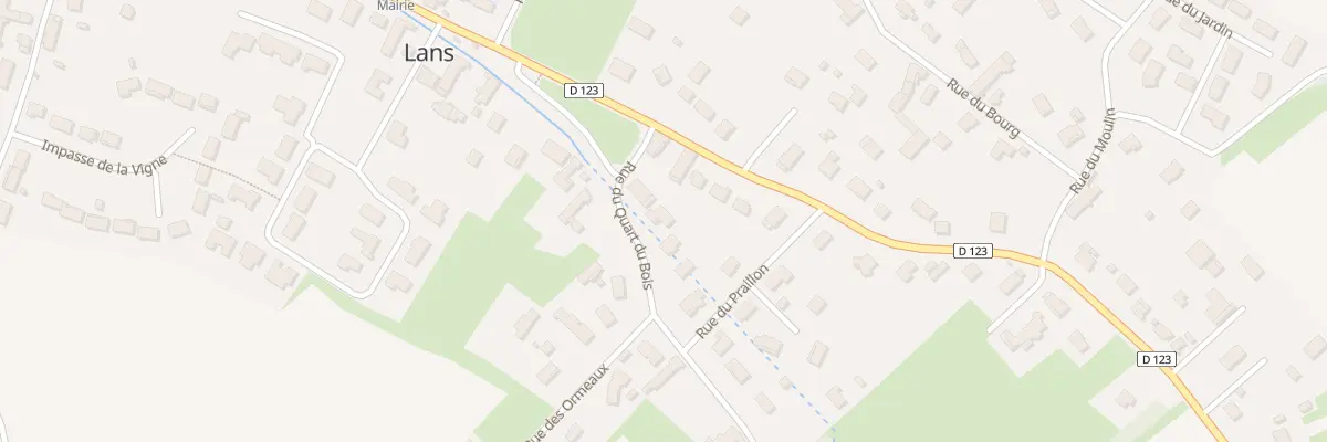 Plan du 1 Rue du Quart du Bois à Lans