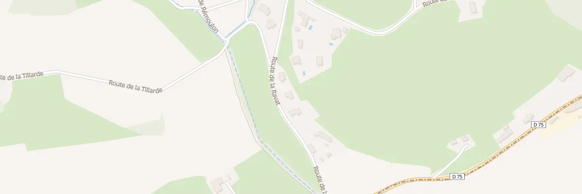 Plan du 5300 Rte de la Ravat à Serpaize