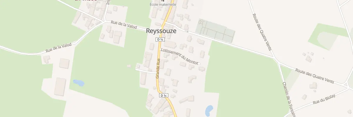 Plan du 2 Lot du Montot à Reyssouze