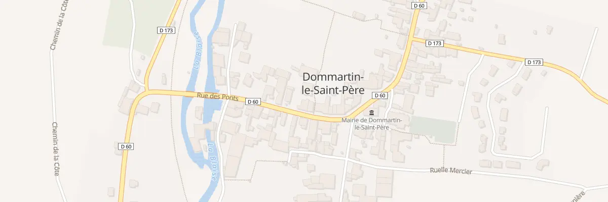 Plan du 12 Rue des Ponts à Dommartin-le-Saint-Père