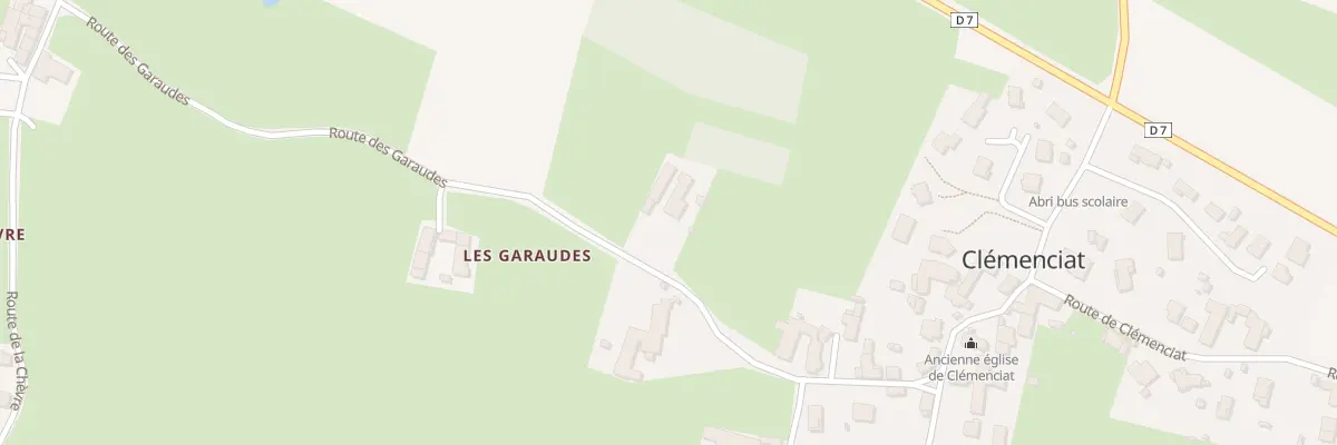 Plan du 510 Rte des Garaudes à L’Abergement-Clémenciat