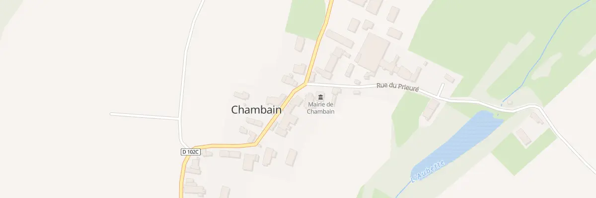 Plan du 1B Rue de l’Aubette à Chambain