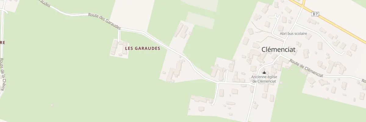 Plan du 455 Rte des Garaudes à L’Abergement-Clémenciat