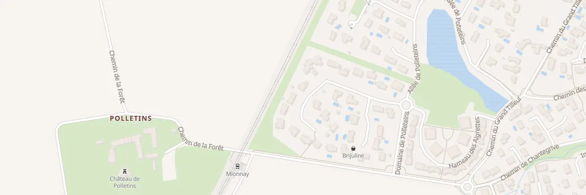 Plan du 21 Lot Hameau des Tourterelles à Mionnay