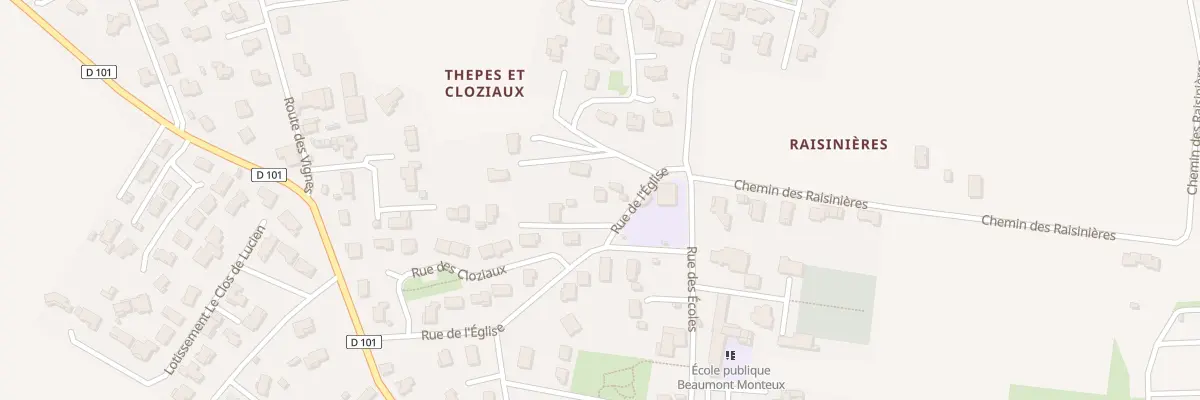 Plan du 2 Rue de l’Eglise à Beaumont-Monteux
