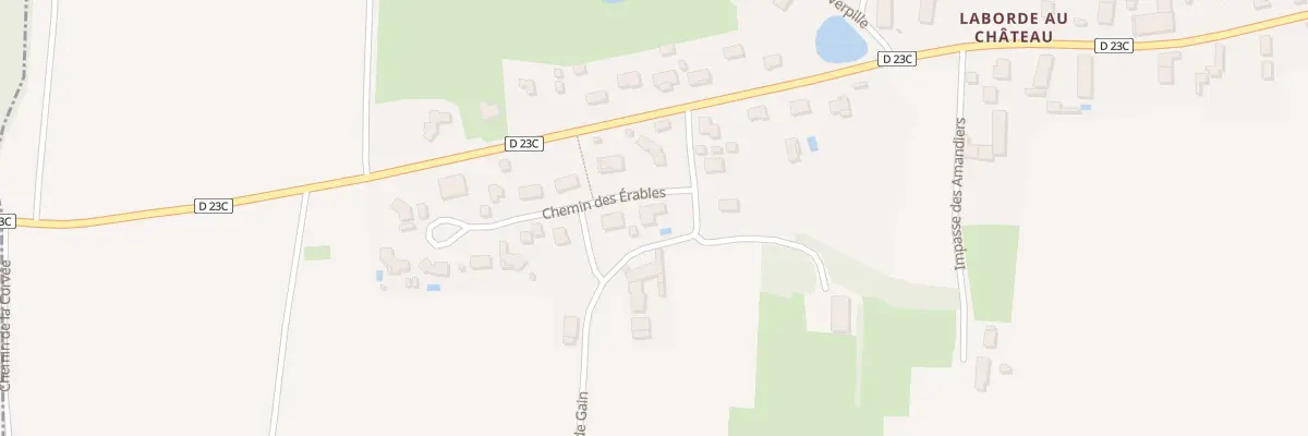 Plan du 1 Chem des Erables (Laborde) à Meursanges