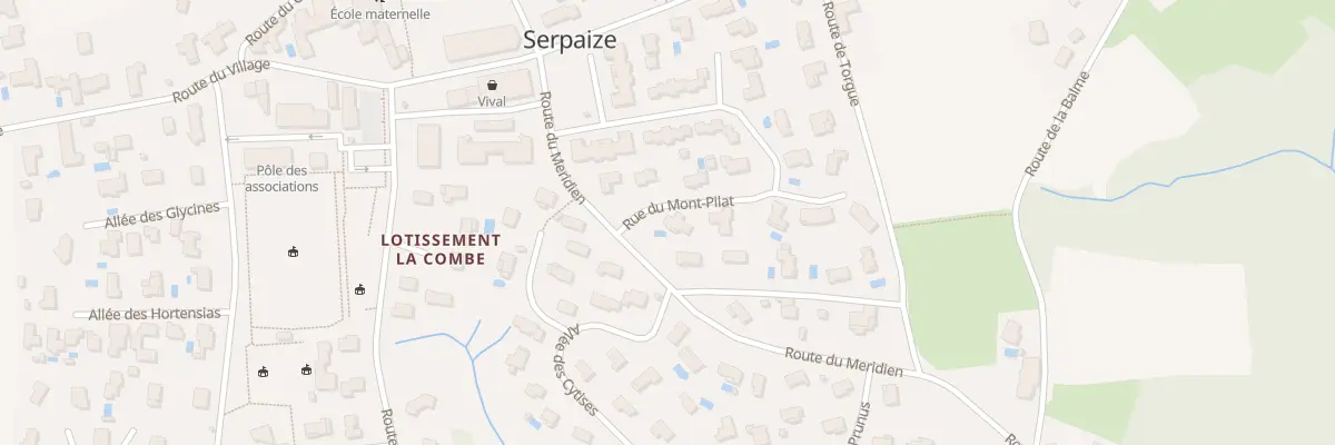 Plan du 23 Rue du Mont Pilat à Serpaize