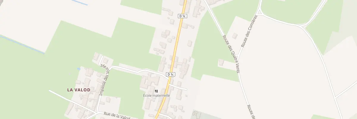 Plan du 935 Grande Rue à Reyssouze