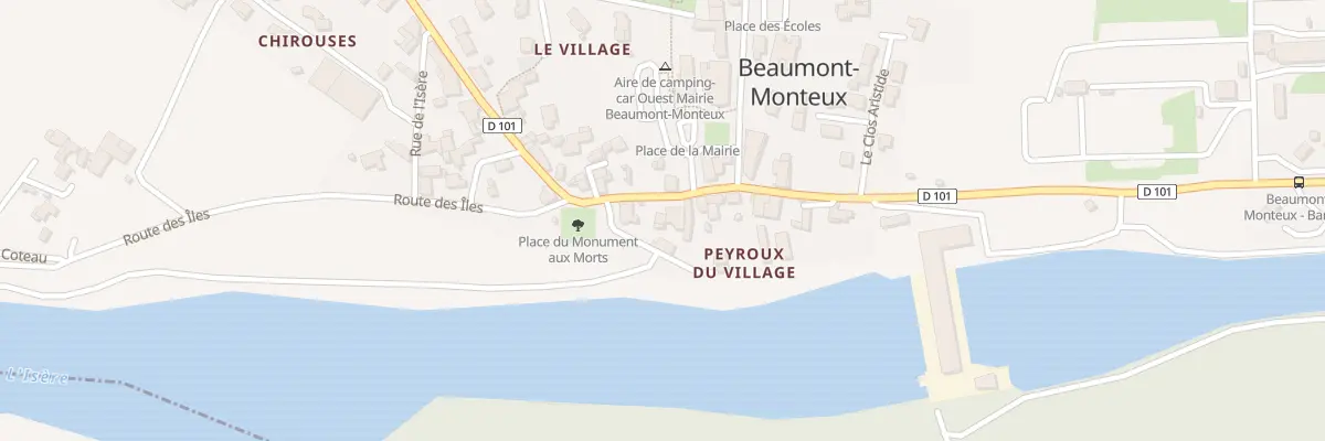 Plan du 3 All du Peyroux à Beaumont-Monteux