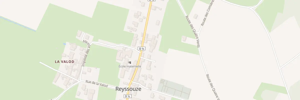 Plan du 1000 Grande Rue à Reyssouze