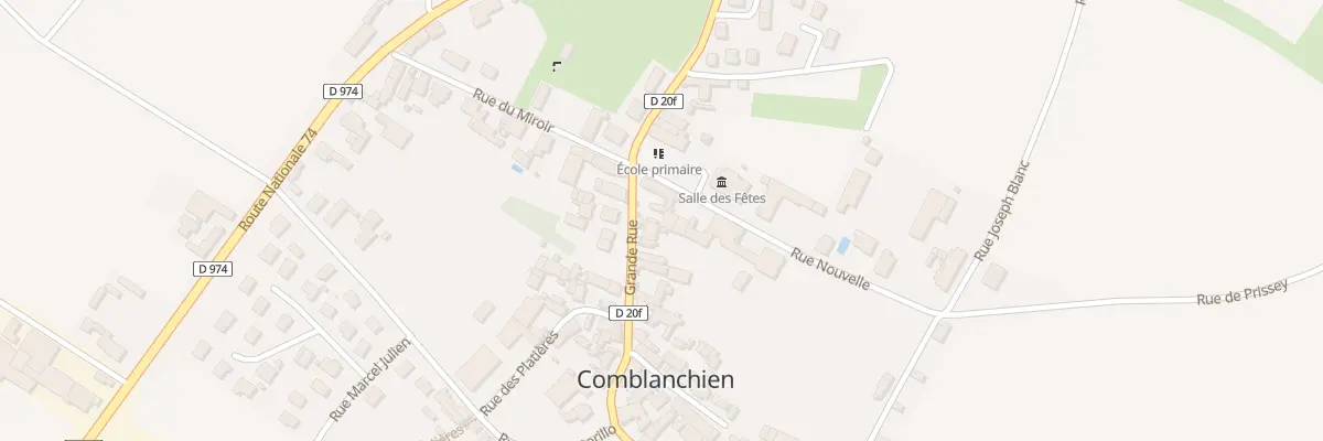 Plan du 3 Gr Grande Rue à Comblanchien