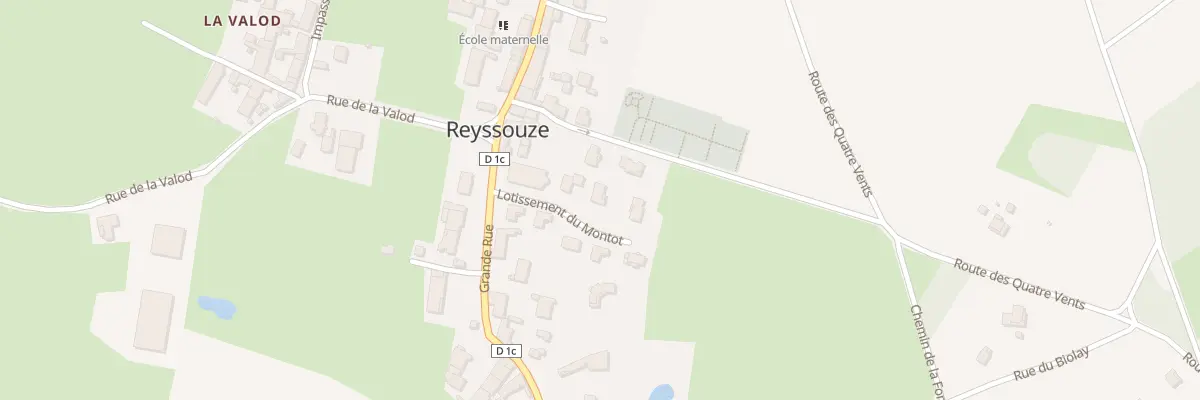 Plan du 7 Lot du Montot à Reyssouze