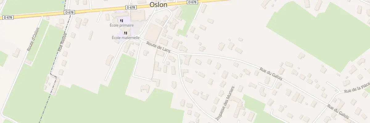 Plan du 1 Rte de Lans à Oslon