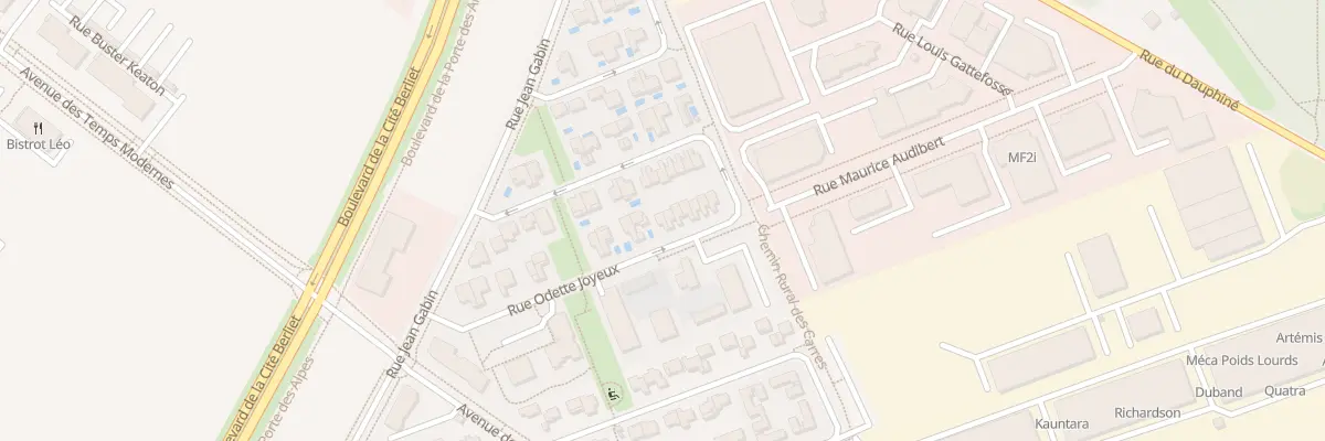 Plan du 44 Rue Odette Joyeux à Saint-Priest