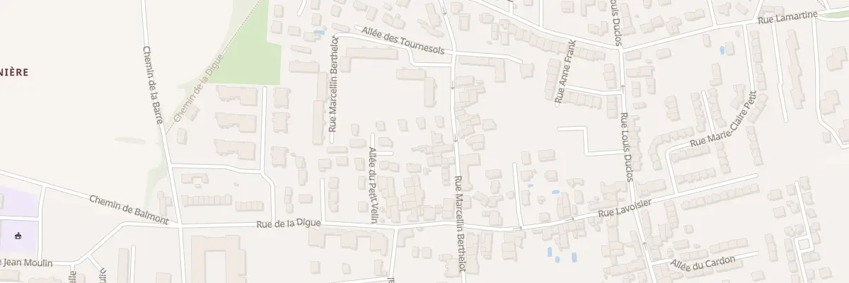 Plan du 39 Rue Marcellin Berthelot à Vaulx-en-Velin