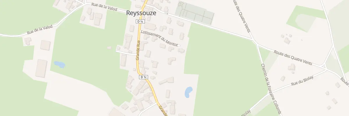 Plan du 1238B Grande Rue à Reyssouze