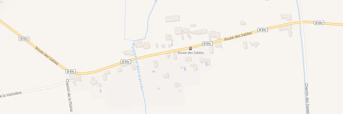 Plan du 670 Rte des Sables à Sonnay