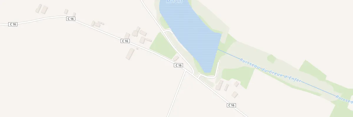 Plan du 104 Che des Gdes Teppes à Gergy