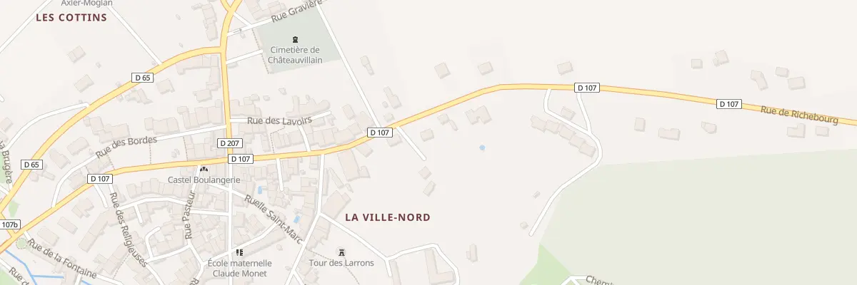 Plan du 22 Rue de Richebourg à Châteauvillain